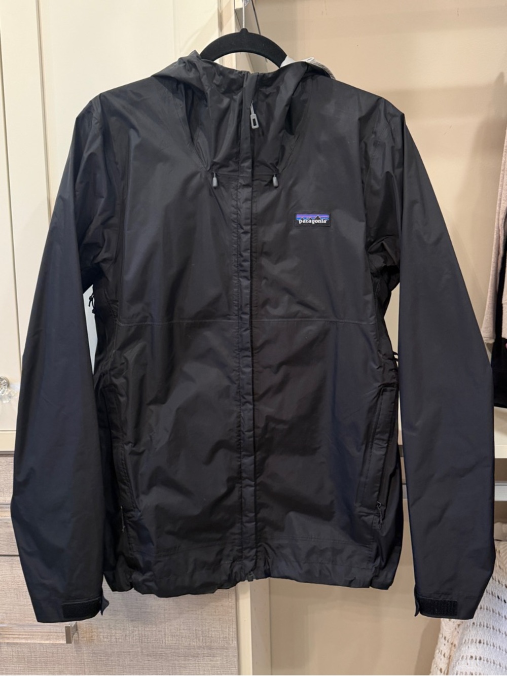 Patagonia Black Rain Jacket with Hood